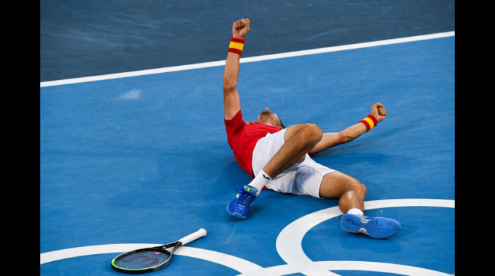 Pablo Carreno Busta, după victoria cu Novak Djokovic / Foto: Profimedia
