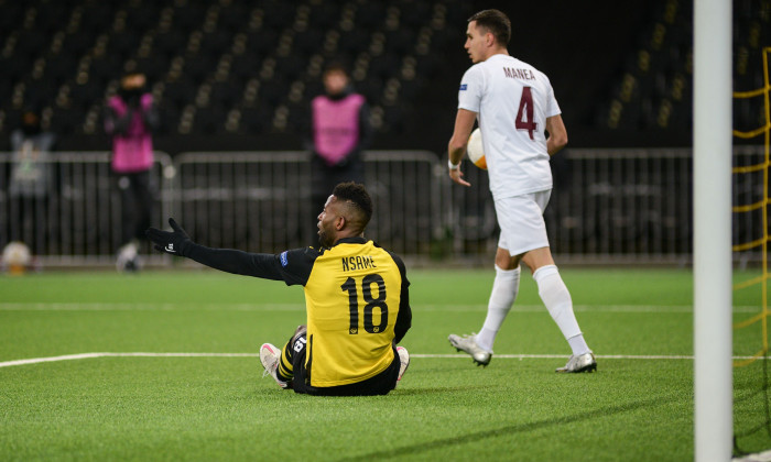 Cristi Manea, în meciul cu Young Boys Berna / Foto: Profimedia