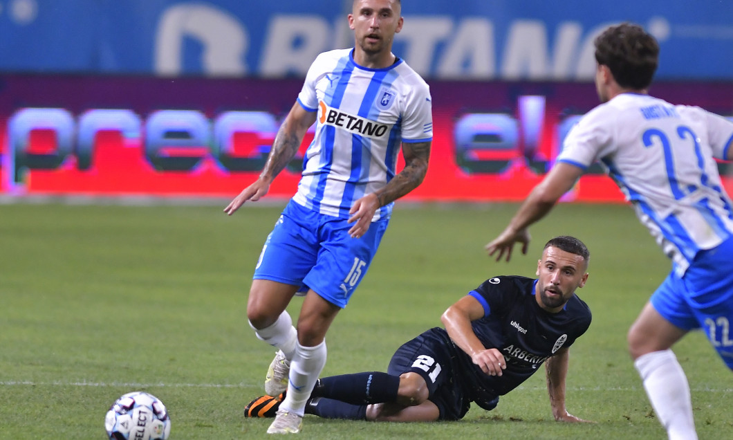 FOTBAL:UNIVERSITATEA CRAIOVA-KF LACI, CONFERENCE LEAGUE (29.07.2021)