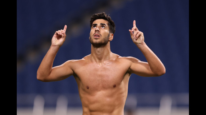 Marco Asensio în meciul Spania - Japonia / Foto: Getty Images