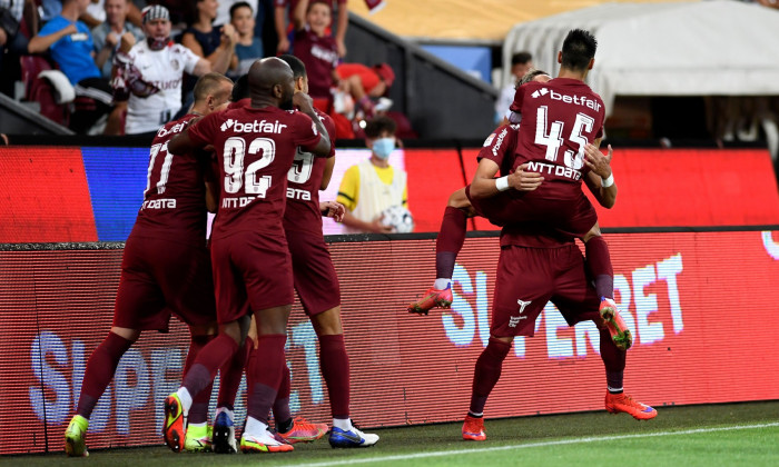 CFR Cluj v BSC Young Boys - UEFA Champions League: Third Qualifying Round Leg One, Cluj-Napoca, Romania - 03 Aug 2021