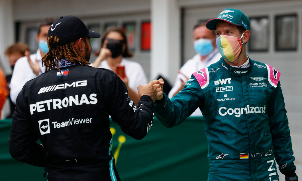 Sebastian Vettel și Lewis Hamilton / Foto: Getty Images