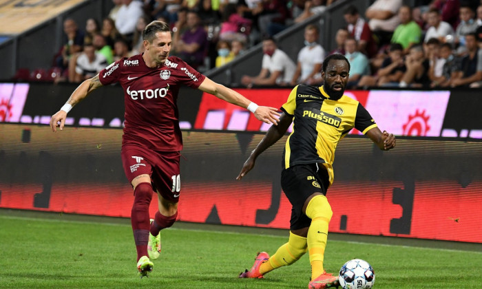 CFR Cluj v BSC Young Boys - UEFA Champions League: Third Qualifying Round Leg One, Cluj-Napoca, Romania - 03 Aug 2021