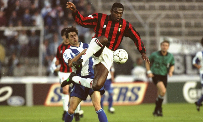 Marcel Desailly, în tricoul lui AC Milan / Foto: Getty Images