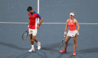 Novak Djokovic și Nina Stojanovic, la Jocurile Olimpice / Foto: Getty Images