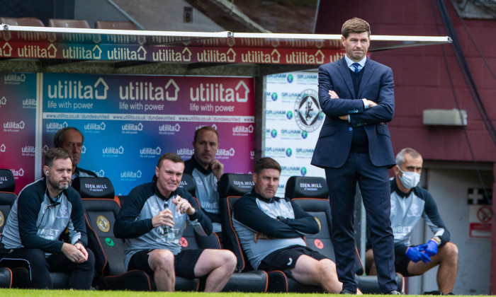 Steven Gerrard, în meciul Dundee United - Rangers / Foto: Profimedia