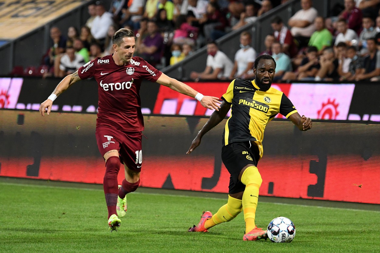 Young Boys - CFR Cluj, LIVE VIDEO, de la 21:30, la Digi Sport 1. Campioana luptă pentru calificarea în playoff-ul UCL. Echipele de start