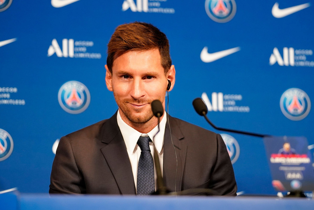 Lionel Messi Press Conference, Football, Parc des Princes, Paris, France - 11 August 2021
