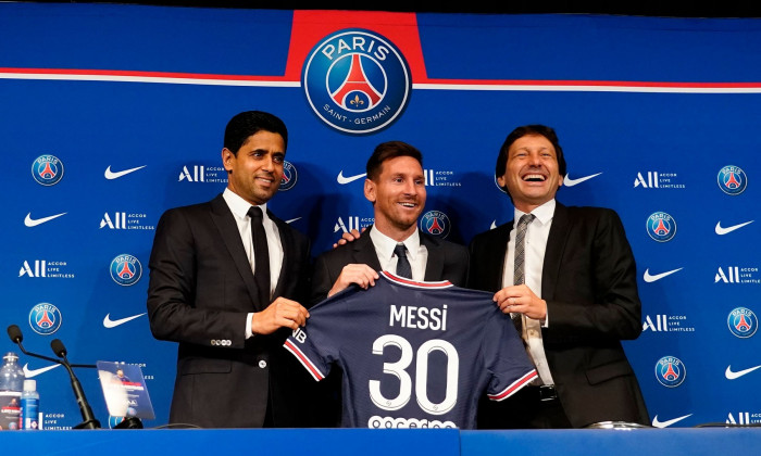 Lionel Messi Press Conference, Football, Parc des Princes, Paris, France - 11 August 2021