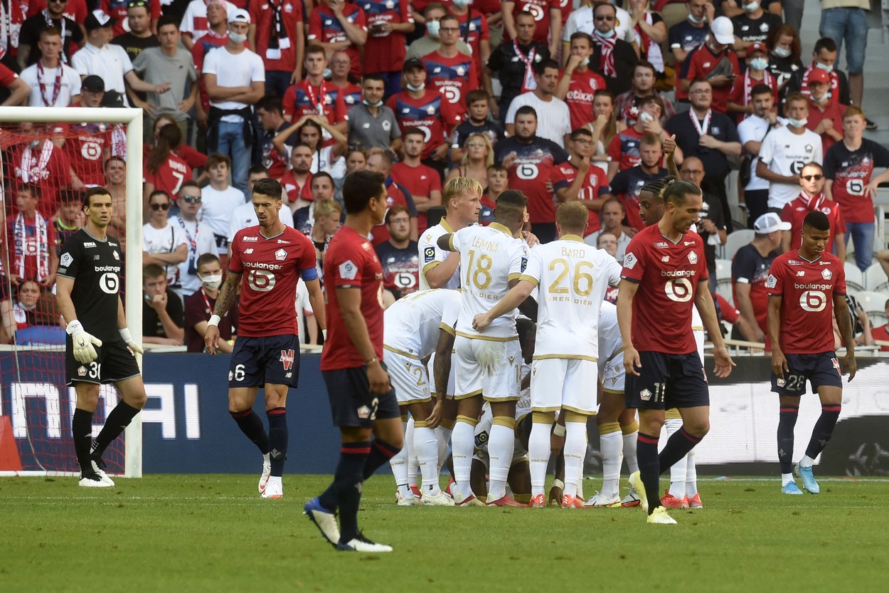 Campioana Lille, umilită de fostul antrenor! Christophe Galtier, show alături de Nice în Ligue 1