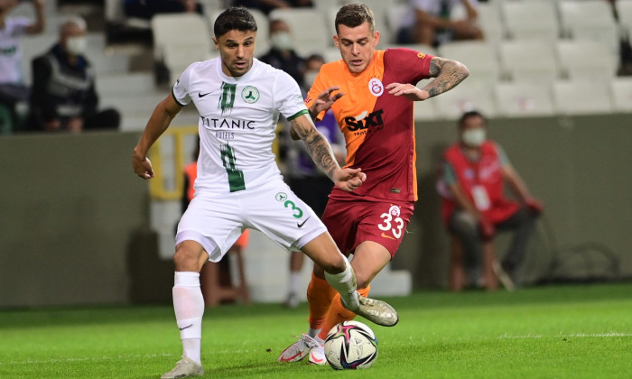 Turkish Super League footbll match between Giresunspor and Galatasaray at Cotanak Stadium in Giresun , Turkey on August 16 , 2021.