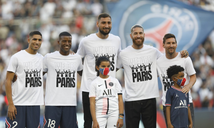 Paris Saint Germain v RC Strasbourg - Ligue 1 Uber Eats, France - 14 Aug 2021