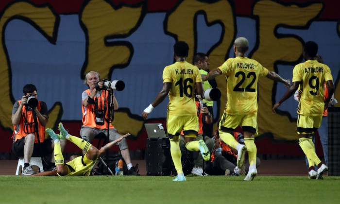 Football : Champions League 3rd qualifying round match Red Star vs Sheriff, Tiraspol