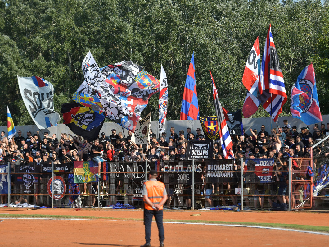 FOTBAL:UNIREA SLOBOZIA-STEAUA BUCURESTI, PLAY-OUT LIGA 2 CASA PARIURILOR (22.08.2021)