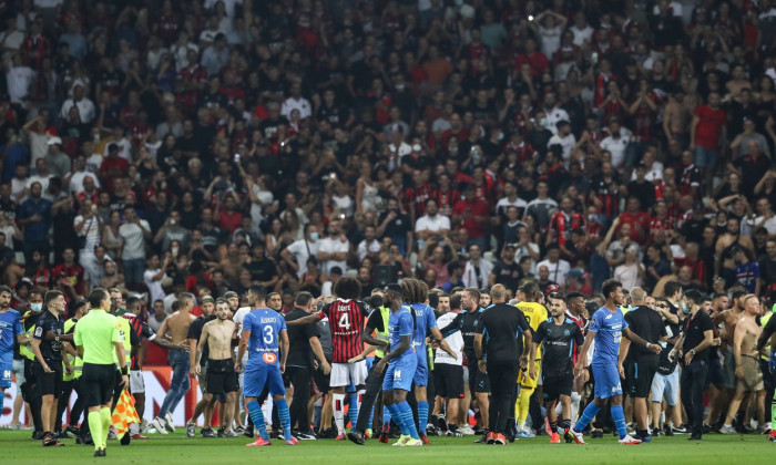 OGC Nice v Olympique de Marseille - Lique 1 - Allianz Riviera Stadium