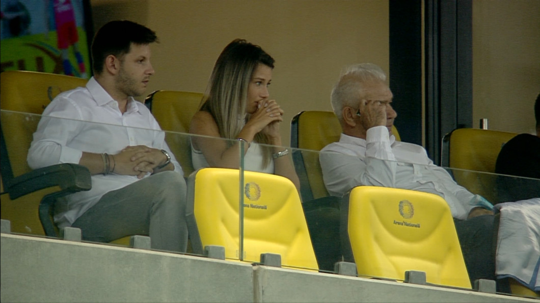 Maria Iordănescu, la FCSB - Sepsi / Foto: Captură Digi Sport