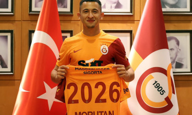 Olimpiu Moruțan, prezentat la Galatasaray / Foto: Twitter@GalatasaraySK