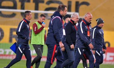 Marius Șumudică, la finalul meciului cu Steaua Roșie Belgrad / Foto: Sport Pictures