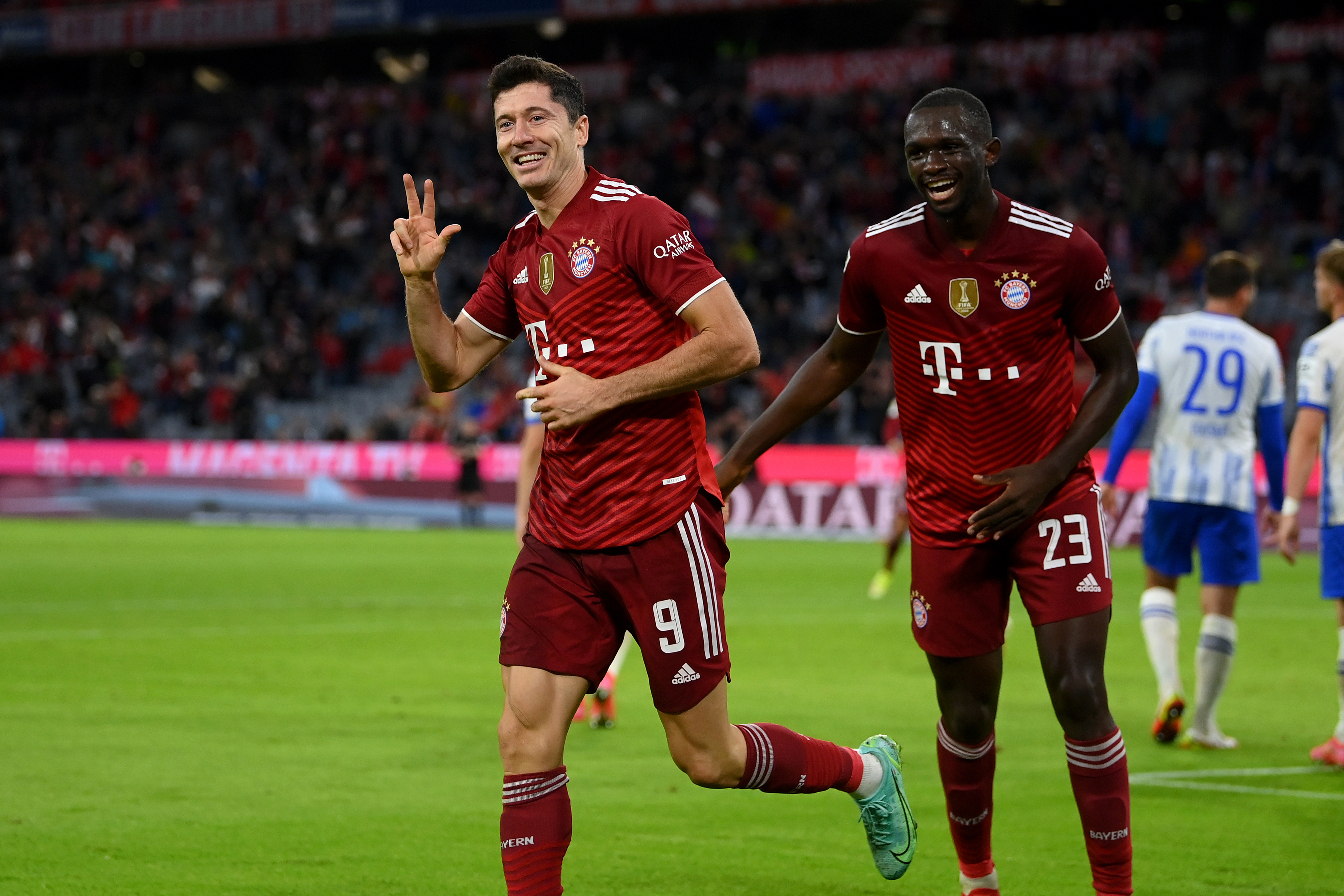 Bayern - Hertha Berlin 5-0. Robert Lewandowski a reușit un hattrick, iar jocul bavarezilor sub Nagelsmann prinde contur