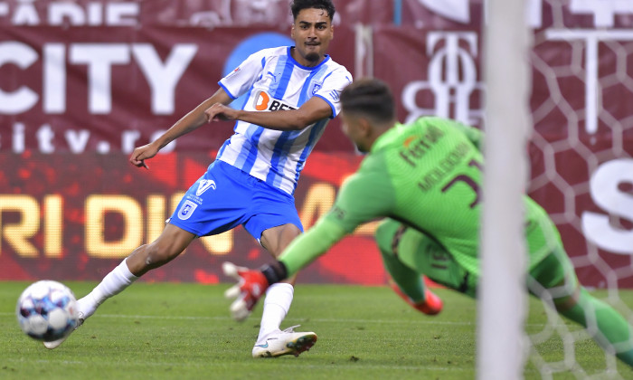 Ștefan Baiaram, în meciul Rapid - Universitatea Craiova / Foto: Sport Pictures