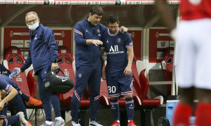 French football Ligue 1 match Stade de Reims vs Paris Saint-Germain, Reims, France - 29 Aug 2021