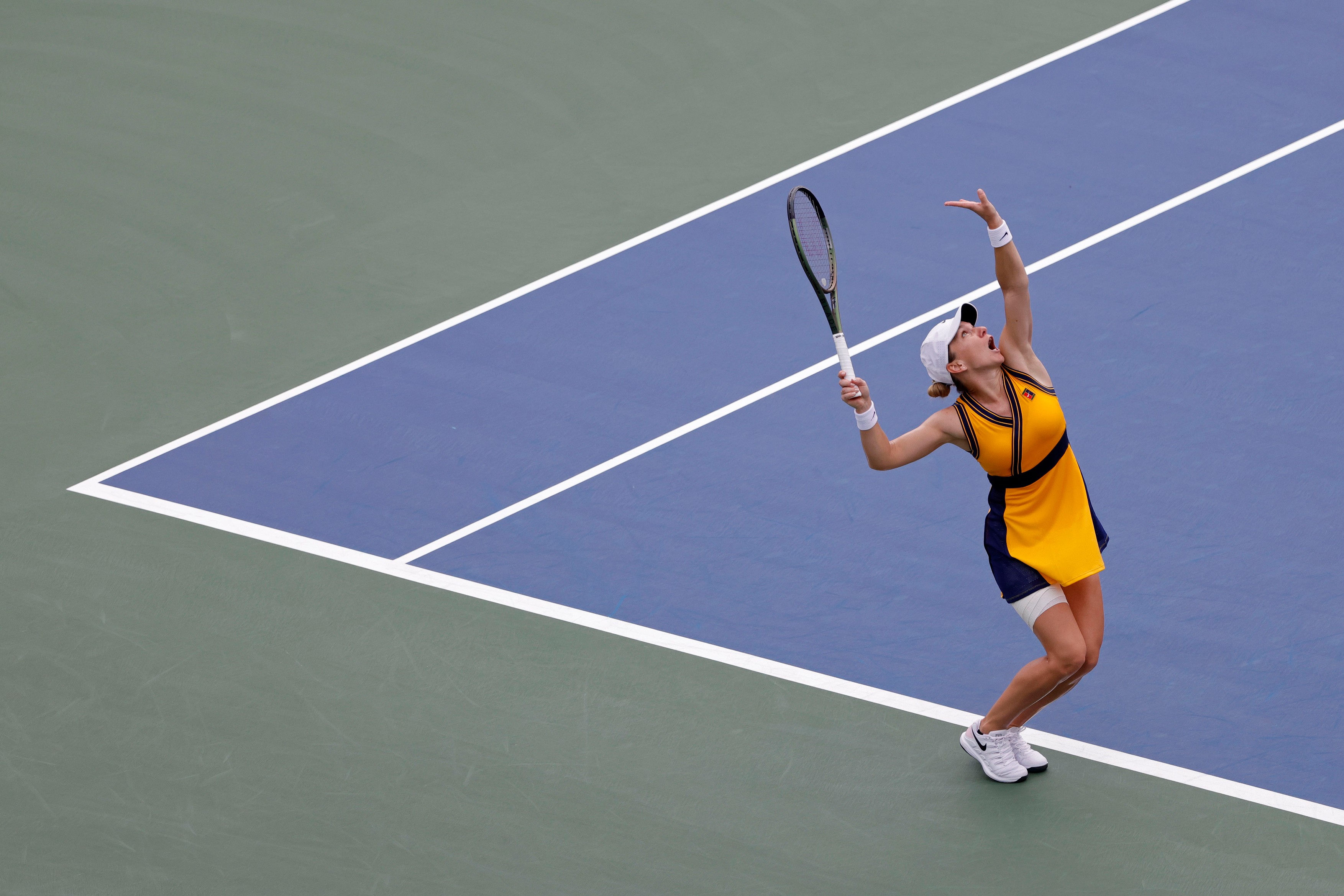 Simona Halep n-a scăpat de problemele medicale! De ce e forțată să evolueze cu bandaj la US Open