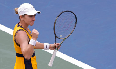Simona Halep, în meciul cu Camila Giorgi de la US Open / Foto: Profimedia