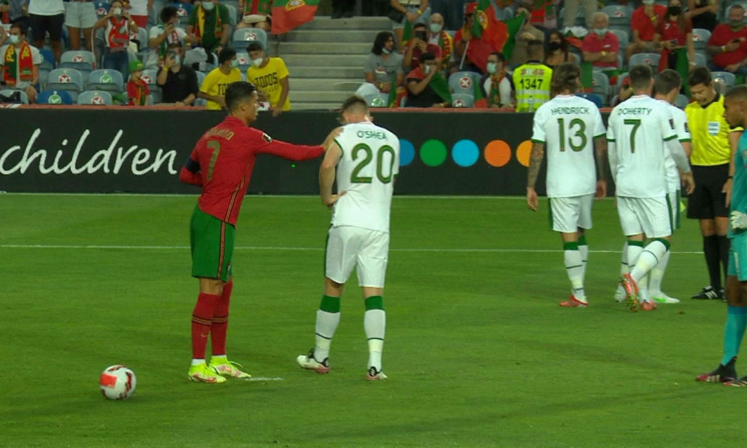 Cristiano Ronaldo, în meciul Portugalia - Irlanda / Foto: Captură Digi Sport