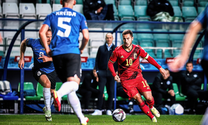 Estonia Vs Belgium in Tallinn, Estonia - 02 Sept 2021