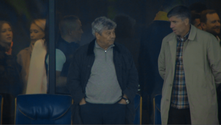 Mircea Lucescu, apariție surprinzătoare în Ucraina - Franța! Antrenorul a ținut să își vadă pe viu elevii de la Dinamo Kiev