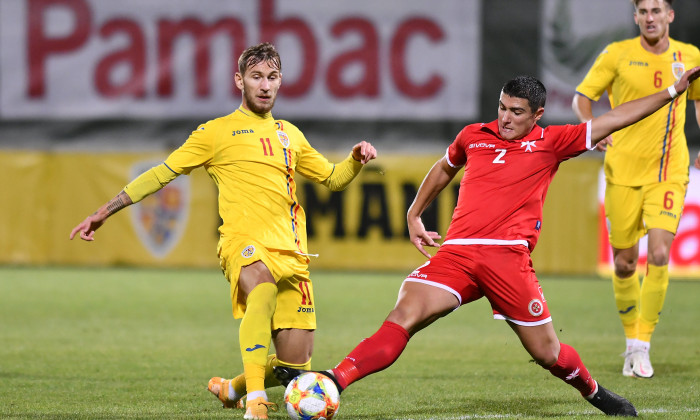 FOTBAL:ROMANIA U21-MALTA U21, PRELIMINARIILE CE 2021 (13.10.2020)