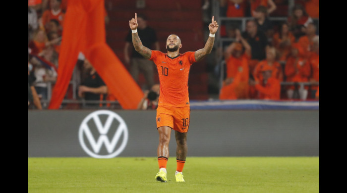 Memphis Depay a fost omul meciului Olanda - Muntenegru / Foto: Profimedia