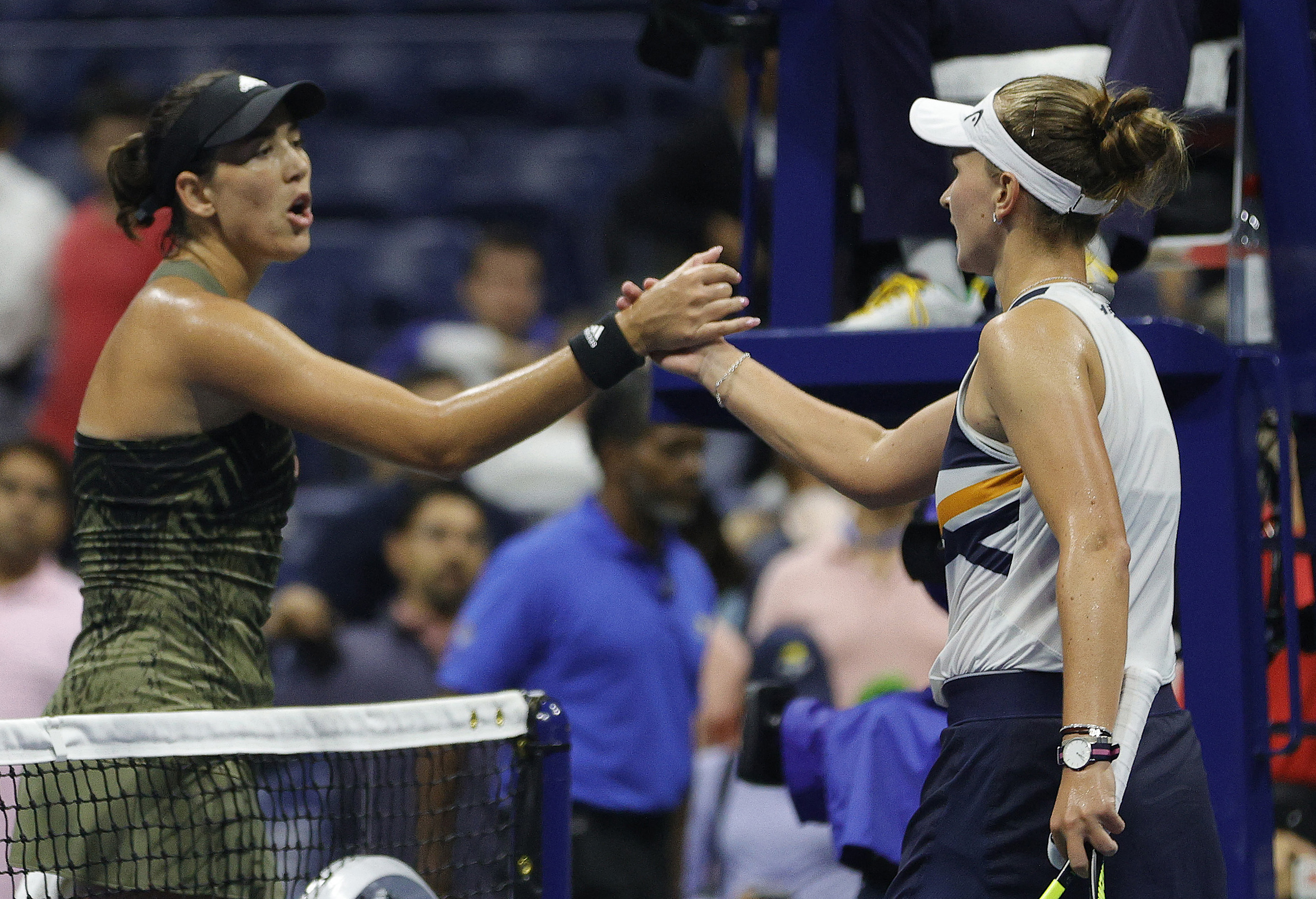 Momente tensionate la US Open! Muguruza, reproșuri ”fără perdea” la adresa adversarei. Ce a făcut Barbora Krejcikova