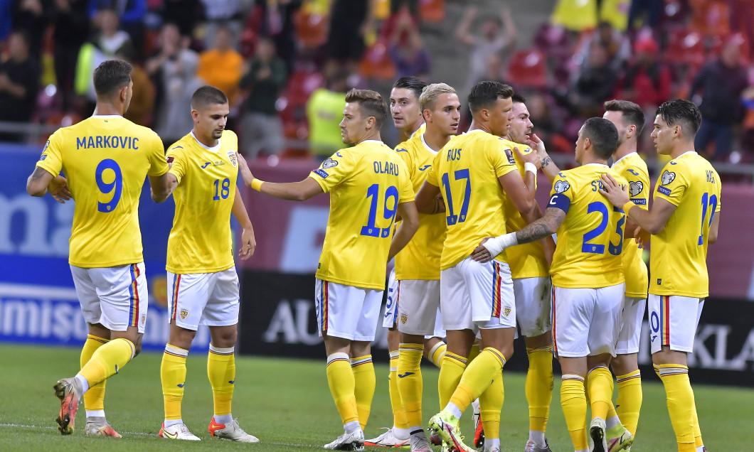 Fotbaliștii naționalei României, în meciul cu Liechtenstein / Foto: Sport Pictures
