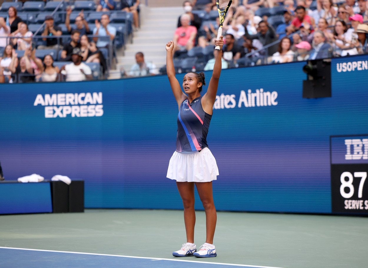 Leylah Fernandez abia a împlinit 19 ani și face spectacol la US Open: le-a eliminat pe Osaka, Kerber și Svitolina și e în semifinale