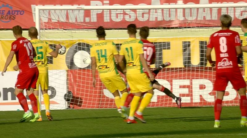 CS Mioveni - Chindia Târgoviște 0-1, ACUM pe Digi Sport 1. Execuție superbă a lui Popadiuc. Gol anulat eronat gazdelor