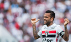 Barueri, Brazil. 22nd Feb, 2020. Dani Alves celebrates a goal for So Paulo FC during a match between Oeste vs So Paulo FC, valid for the 7th round of the Campeonato Paulista 2019 and held at Arena Barueri in Barueri, SP. Credit: Maurcio Rummens/FotoArena/