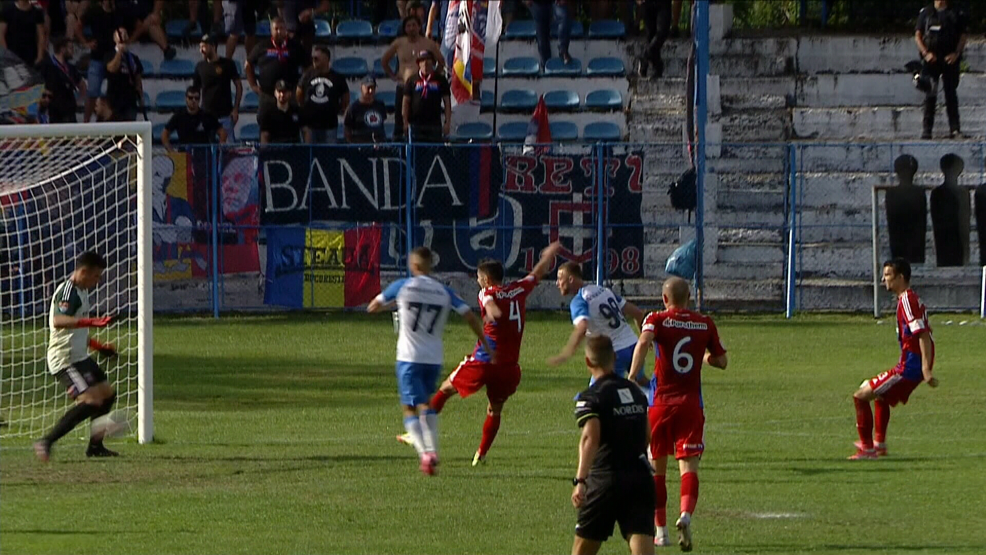 Unirea Dej - CSA Steaua 2-1. Înfrângere grea pentru Oprița! Scorul a fost răsturnat după ce ”militarii” au rămas în zece