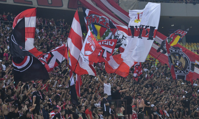 Suporterii lui Dinamo, la derby-ul cu FCSB / Foto: Sport Pictures