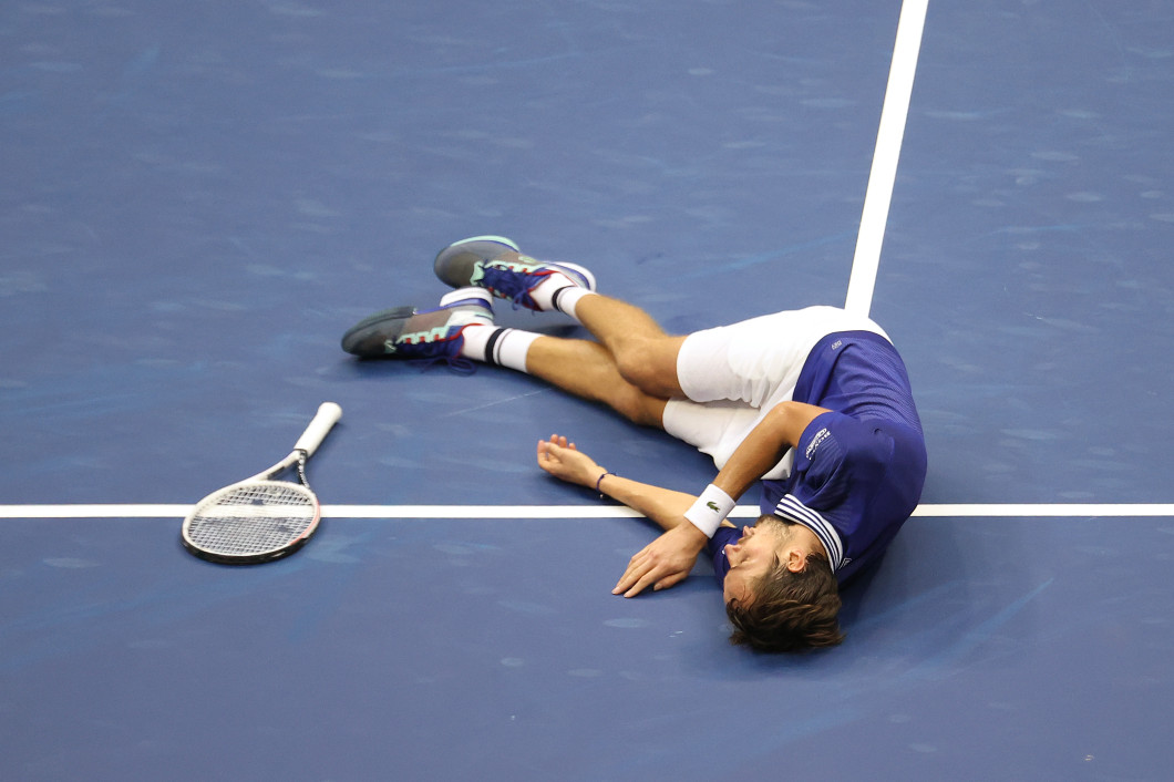 Gestul făcut de Daniil Medvedev după câștigarea US Open / Foto: Getty Images