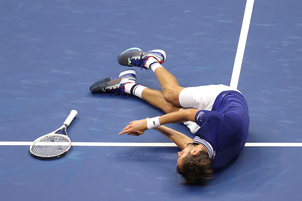 Gestul făcut de Daniil Medvedev după câștigarea US Open / Foto: Getty Images
