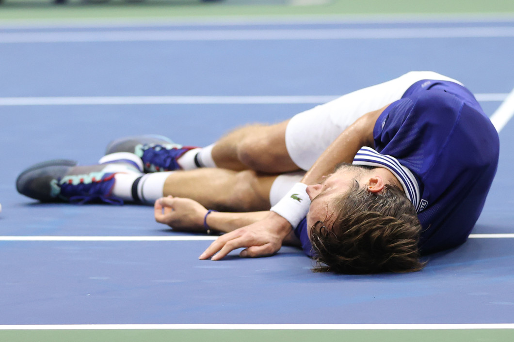 Gestul făcut de Daniil Medvedev după câștigarea US Open / Foto: Getty Images