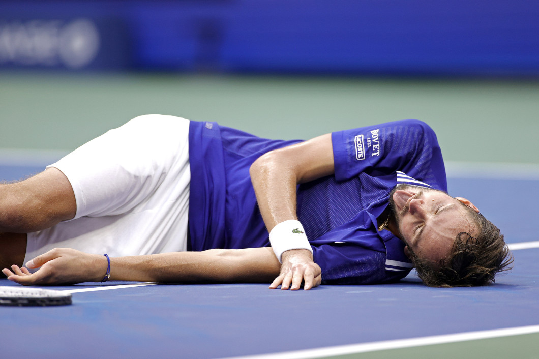Gestul făcut de Daniil Medvedev după câștigarea US Open / Foto: Getty Images
