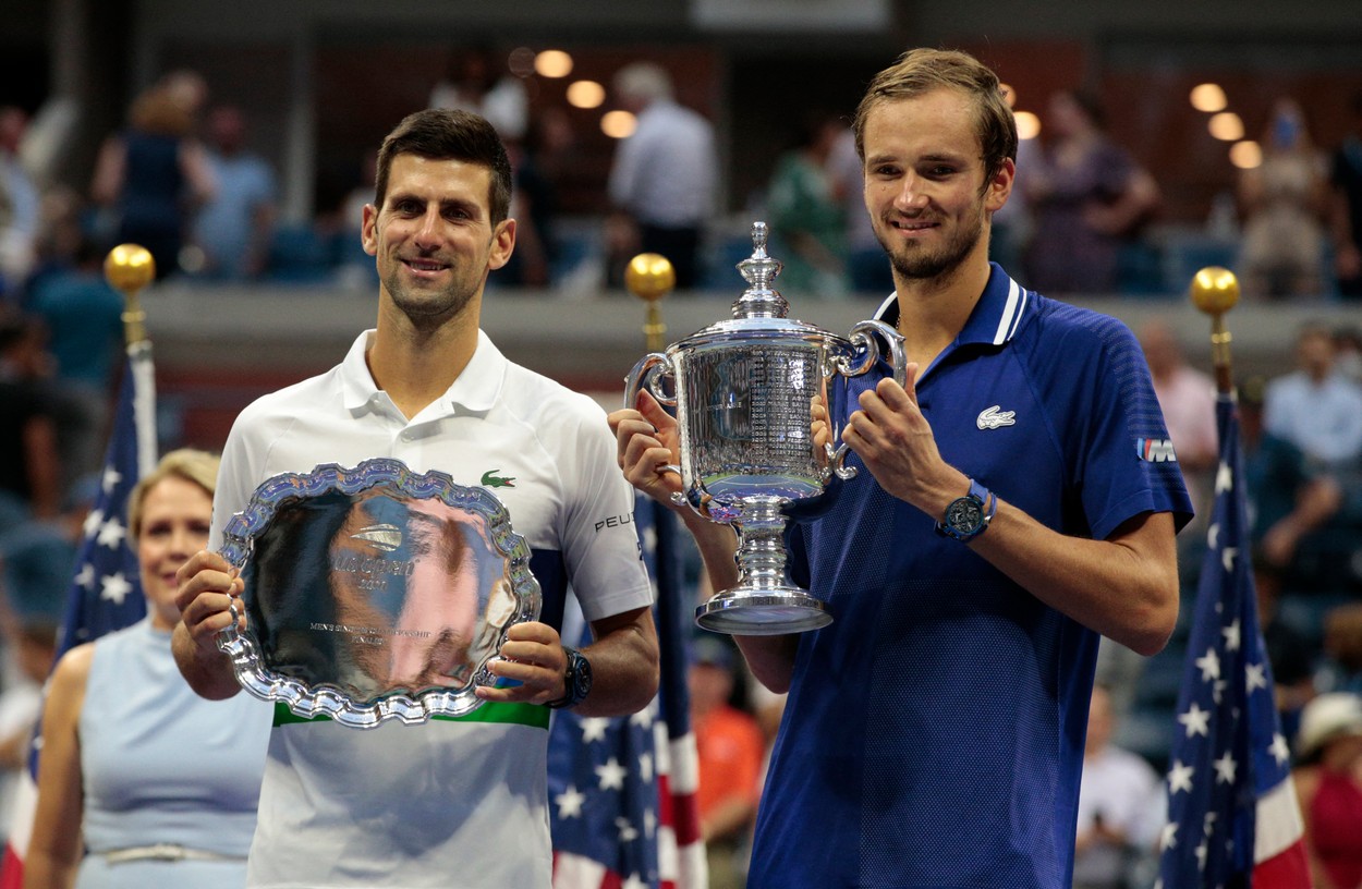 Daniil Medvedev i-a spulberat visul lui Djokovic la US Open, care spera la Golden Slam. Victorie clară în trei seturi