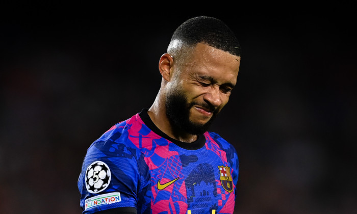 Memphis Depay, în meciul Barcelona - Bayern / Foto: Getty Images