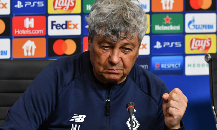 Mircea Lucescu, în cadrul unei conferințe de presă / Foto: Profimedia