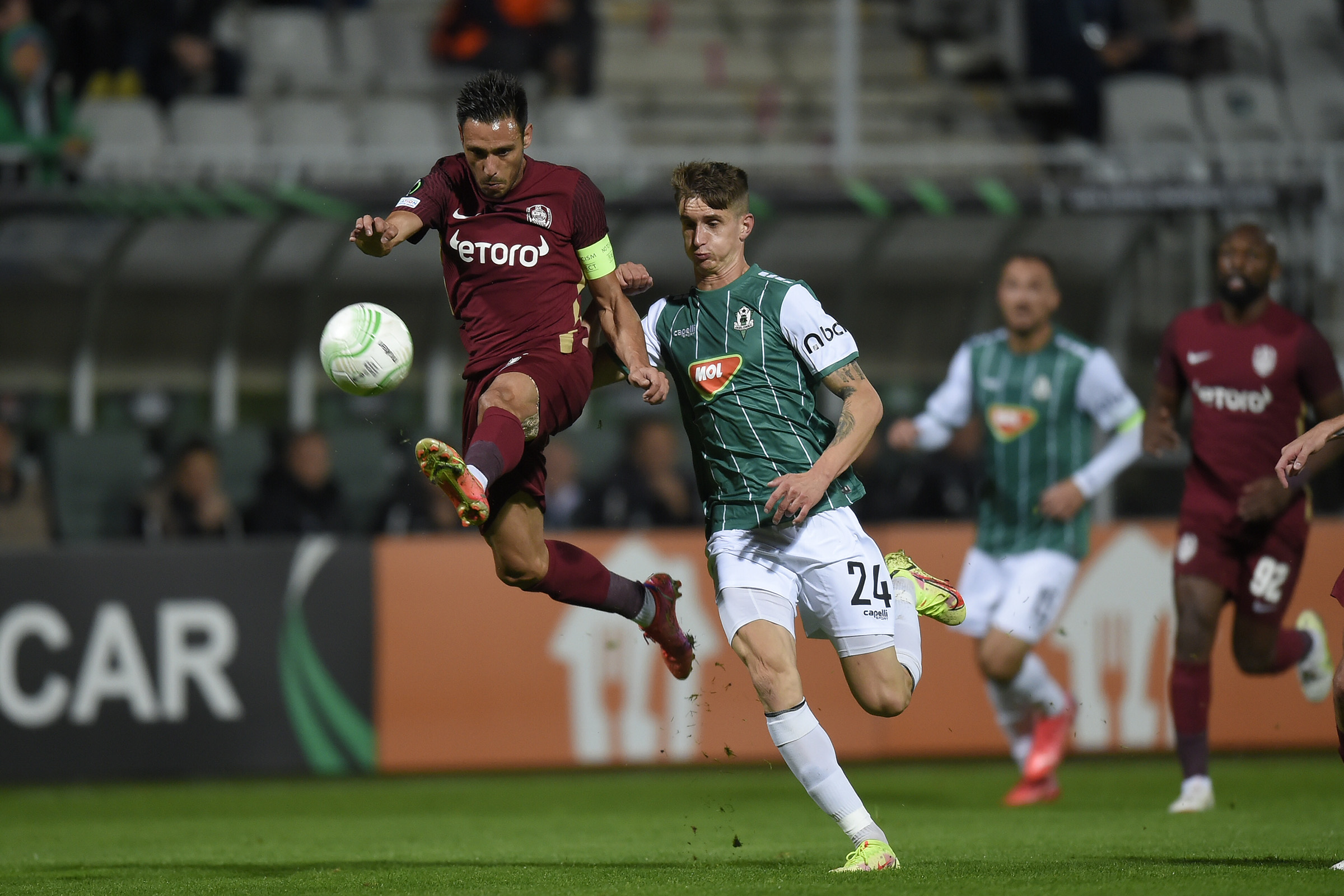 Jablonec - CFR Cluj 1-0, la debutul în Conference League. Ardelenii pierd după un penalty făcut de Camora, care a fost eliminat