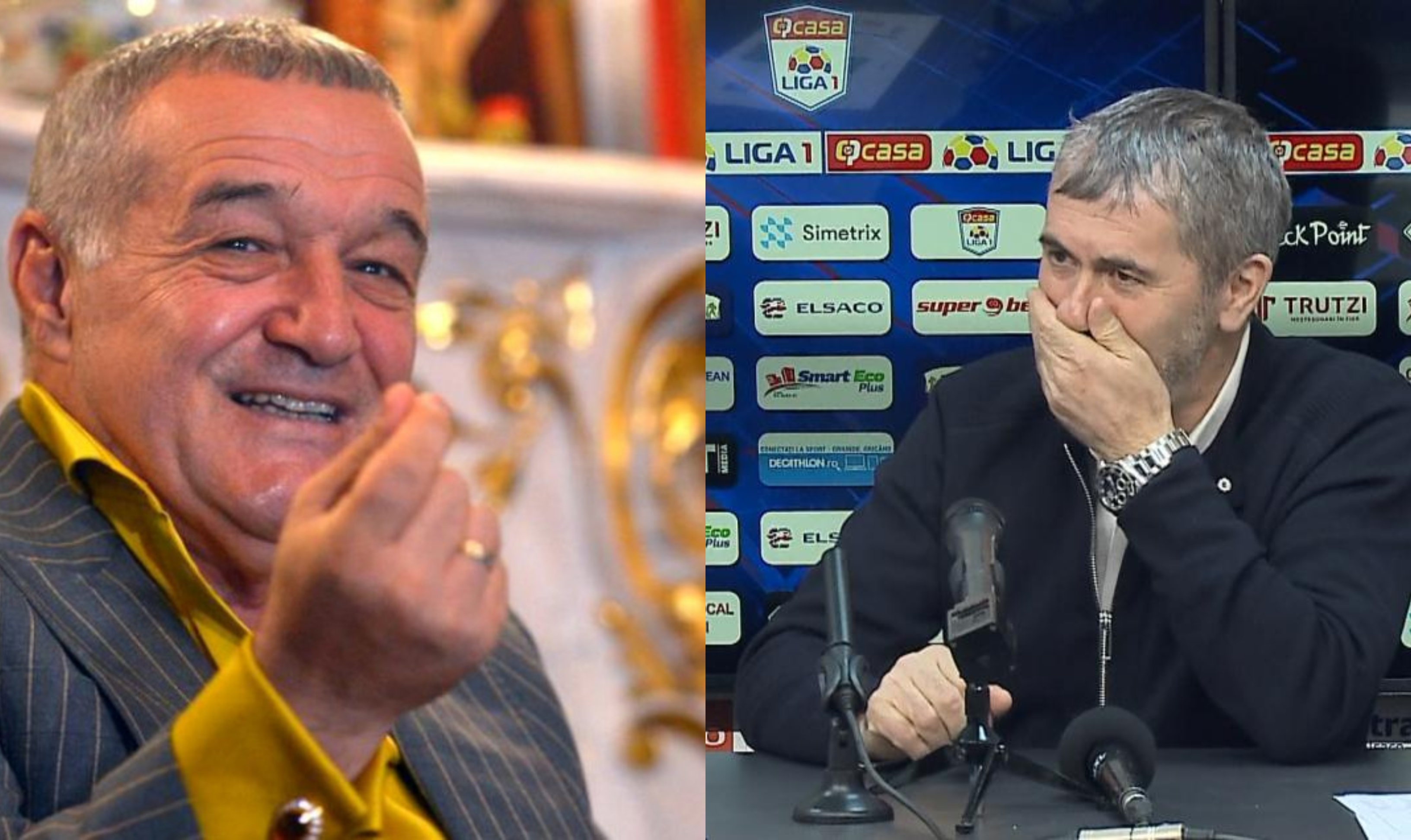 Gigi Becali l-a ironizat pe Valeriu Iftime după FCSB - Botoșani 3-2: ”Dacă bea o șampanie...”