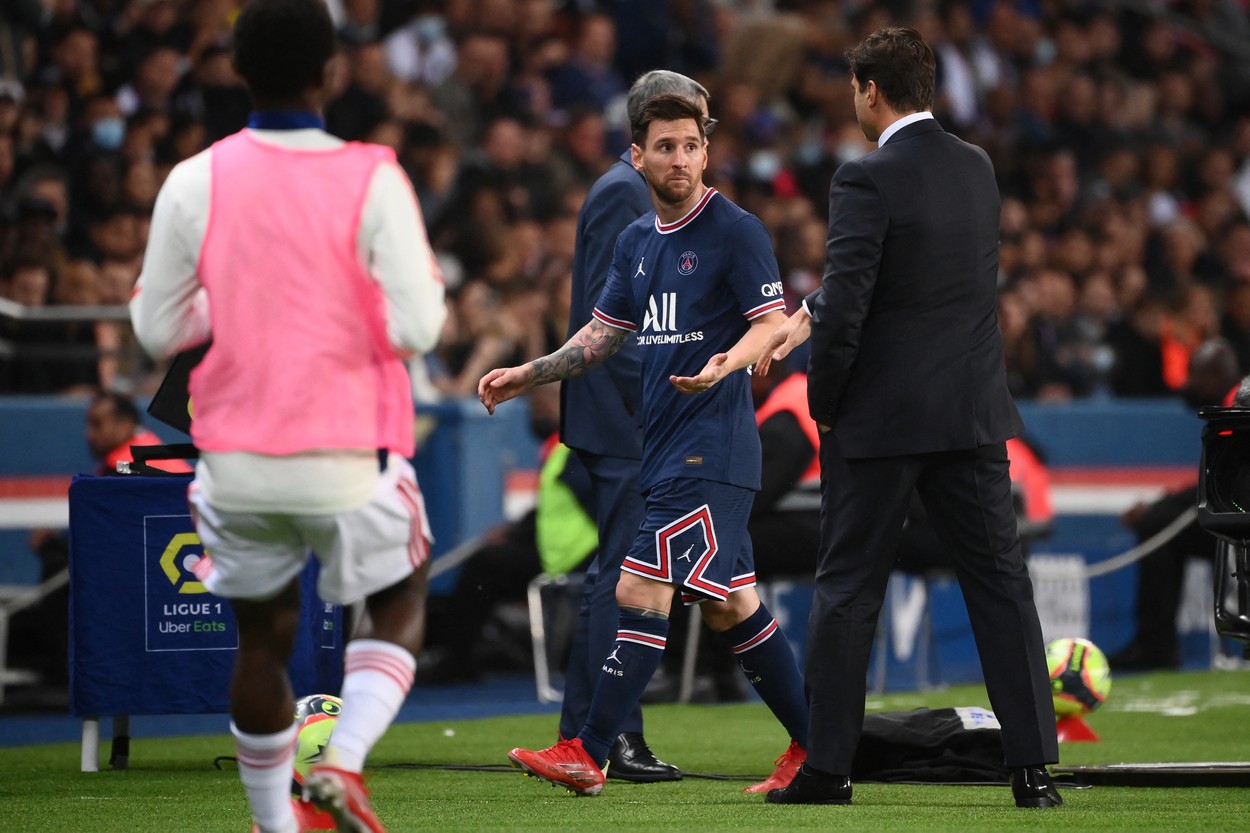 "Ăsta a fost schimbul nostru de cuvinte!" Reacția lui Pochettino, după ce Messi l-a lăsat cu mâna întinsă