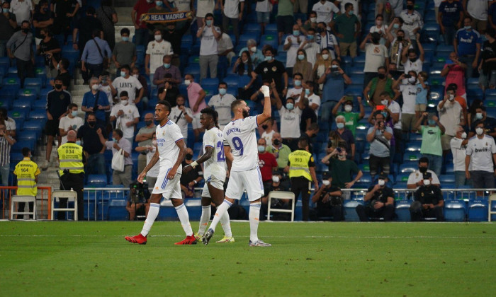 Spanish La Liga soccer match Real Madrid vs Celta